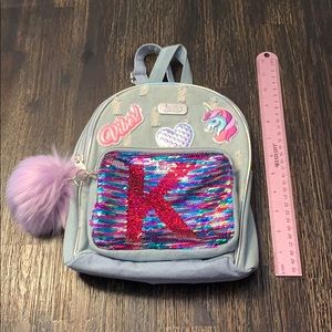 Girls “K” Mini-Backpack
